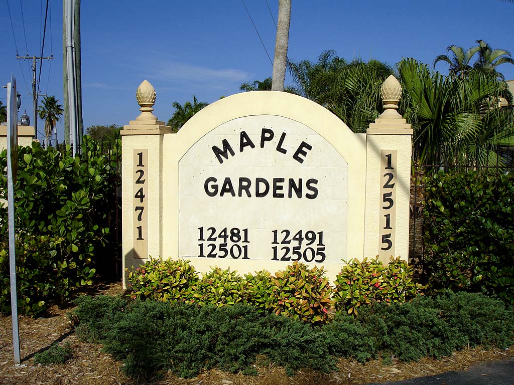 Maple Gardens Signage